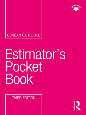 cover image of Estimator's Pocket Book